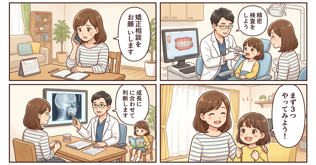 学校歯科健診の歯並び判定「0・1・2」の正しい読み方