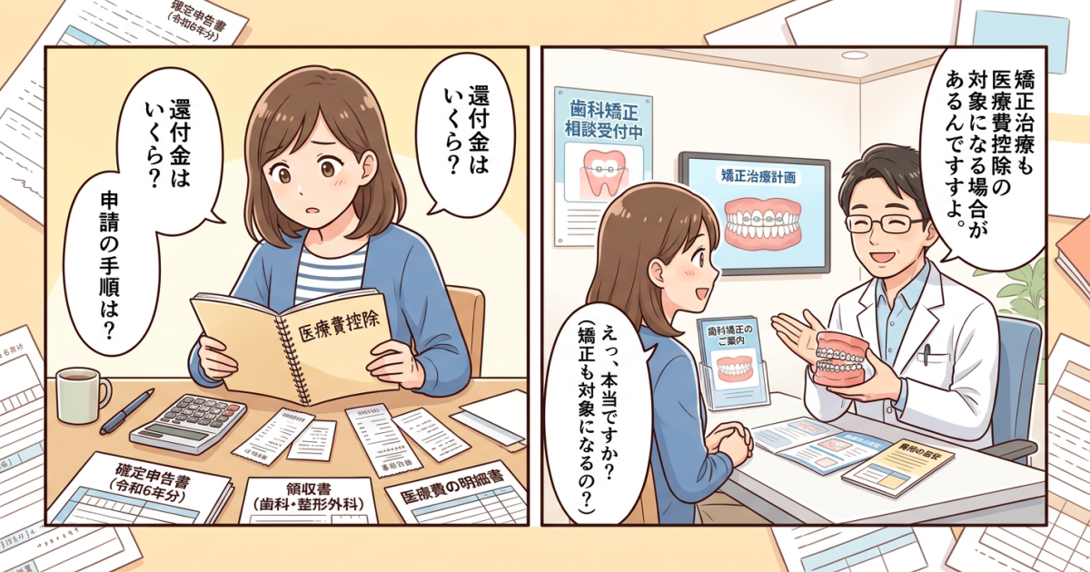 大人の矯正は医療費控除できる？申請手順と必要書類を完全ガイド