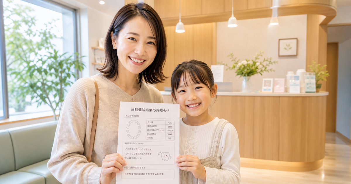 歯科健診の紙をもらったママへ｜用語の意味と受診までの手順ガイド